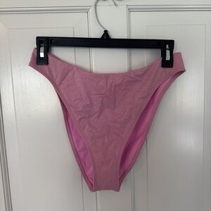 Abercrombie & Fitch Pink High‑Cut Bikini Bottom